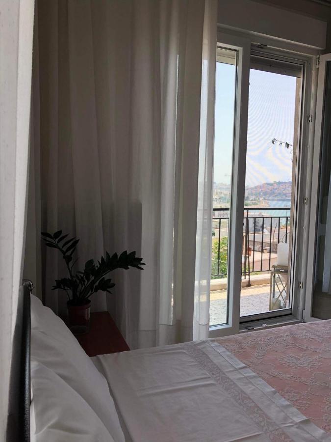 Sea And Castle Panoramic View Apartment Kavála Luaran gambar