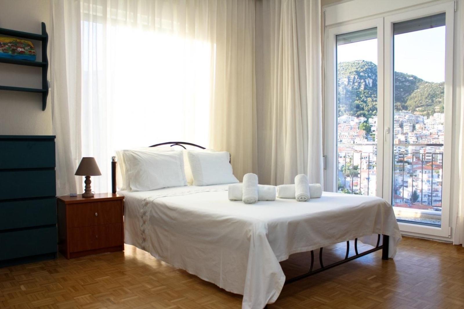 Sea And Castle Panoramic View Apartment Kavála Luaran gambar