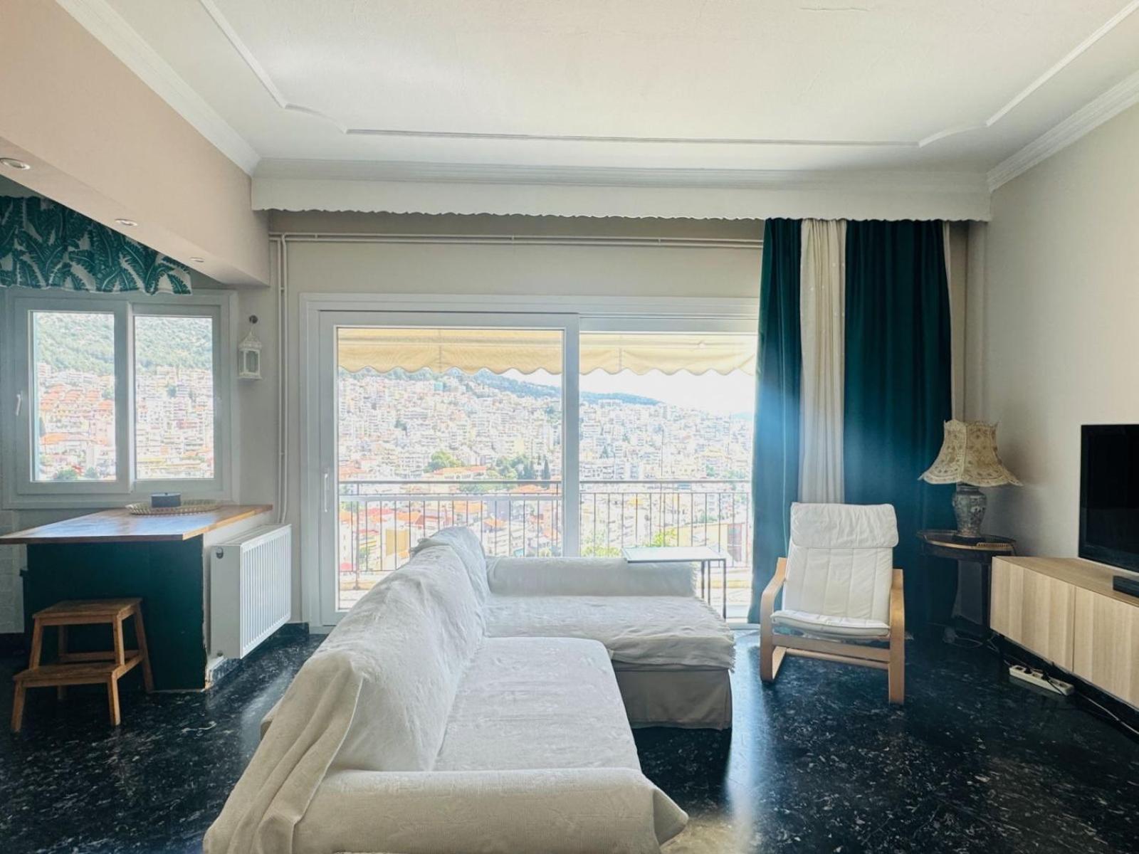Sea And Castle Panoramic View Apartment Kavála Luaran gambar